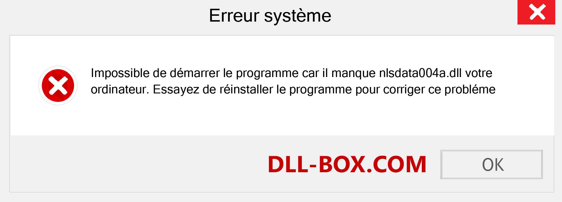 Le fichier nlsdata004a.dll est manquant ?. Télécharger pour Windows 7, 8, 10 - Correction de l'erreur manquante nlsdata004a dll sur Windows, photos, images